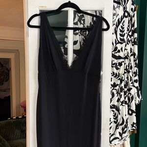 Deep V Body Con Dress